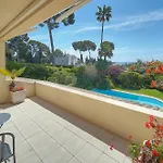 Frgk Claude Juan-les-pins Luxury With Pool & Ultra-fast Wi-fi أنتيب