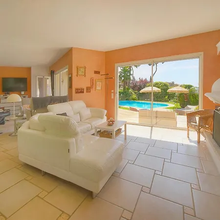 וילה Frgk Claude Juan-les-pins Luxury With Pool & Ultra-fast Wi-fi אנטיב