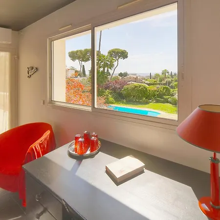 וילה Frgk Claude Juan-les-pins Luxury With Pool & Ultra-fast Wi-fi אנטיב