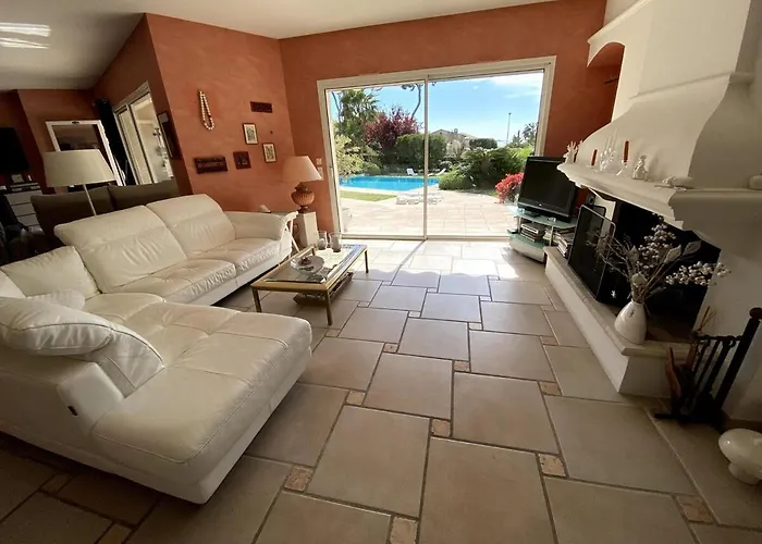 Frgk Claude Juan-les-pins Luxury With Pool & Ultra-fast Wi-fi Вилла